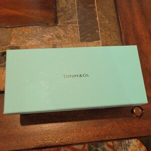Tiffany Black and Blue Sunglasses, Case, and Box
